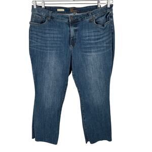 Kut from the Kloth Nikki Kick Flare blue size 24W